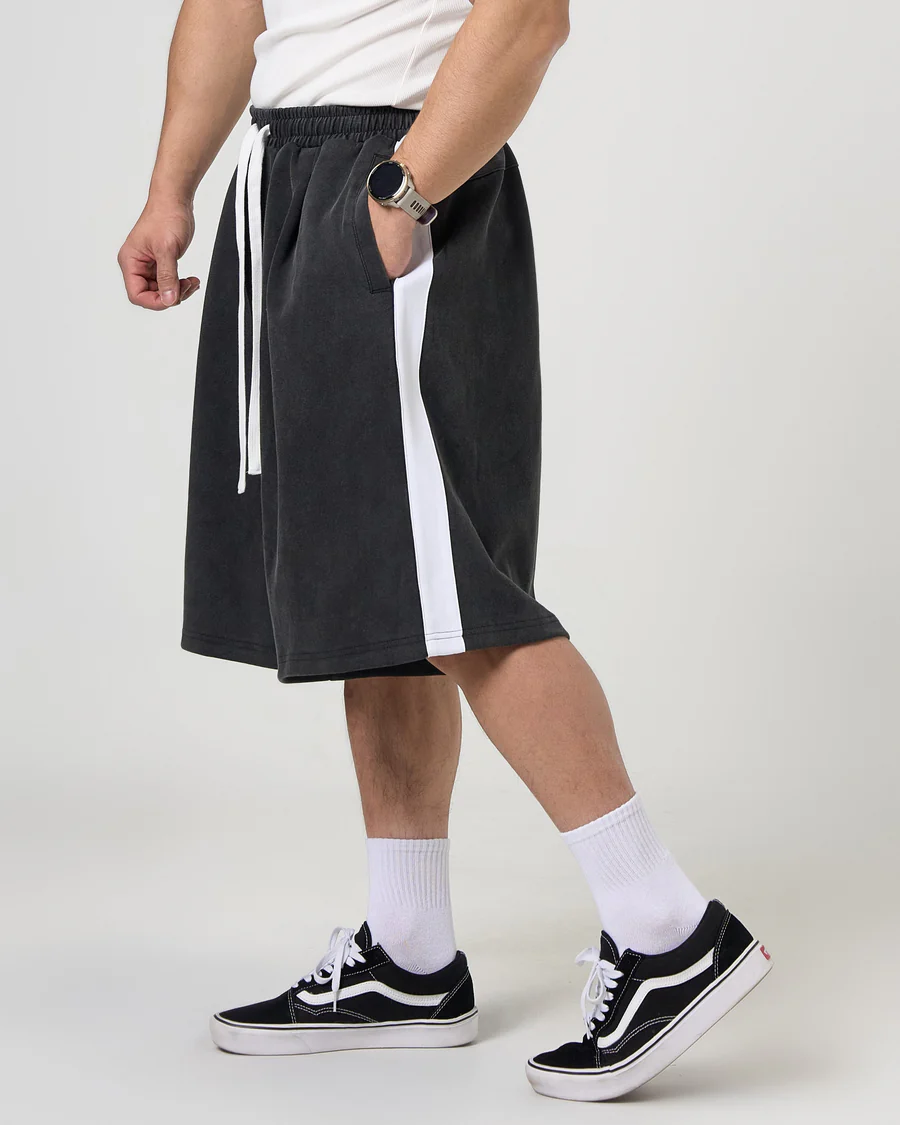 Logo Wide Half Pants