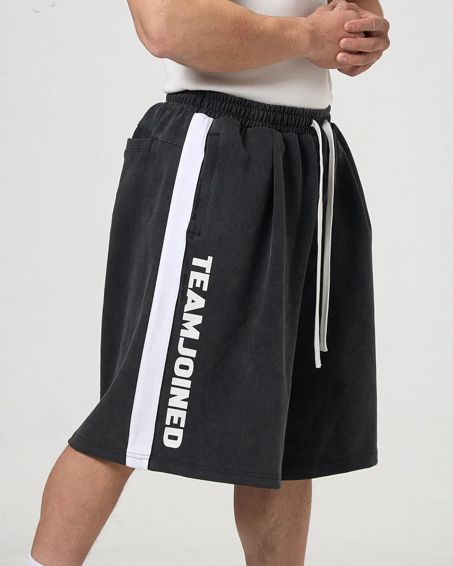 Logo Wide Half Pants