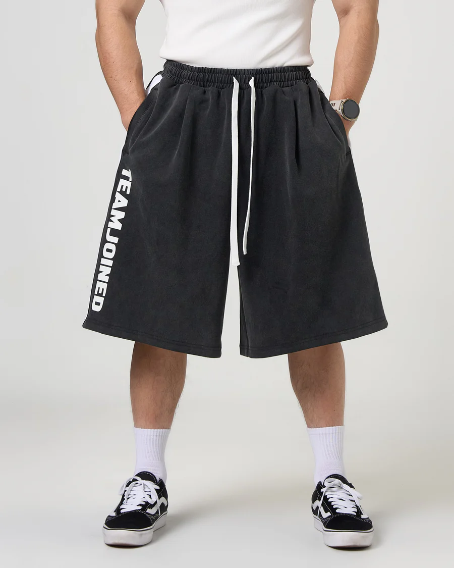 Logo Wide Half Pants