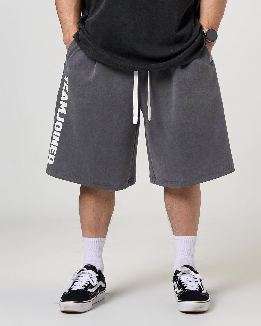 Logo Wide Half Pants